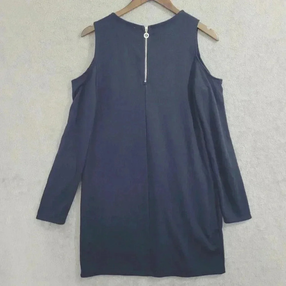 Abercrombie & Fitch Women's Cold Shoulder Long Sleeve Shift Dress M, 26CT - Picture 2 of 7